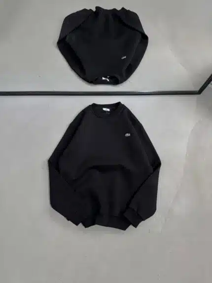 LCST Nakışlı Üç İplik Sweatshirt – Siyah
