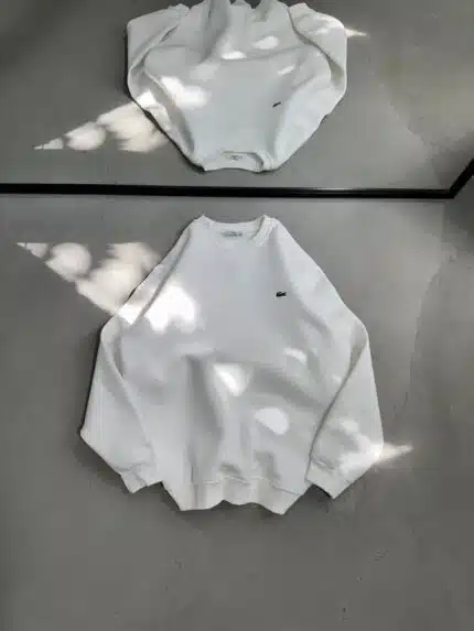 LCST Nakışlı Üç İplik Sweatshirt – Beyaz