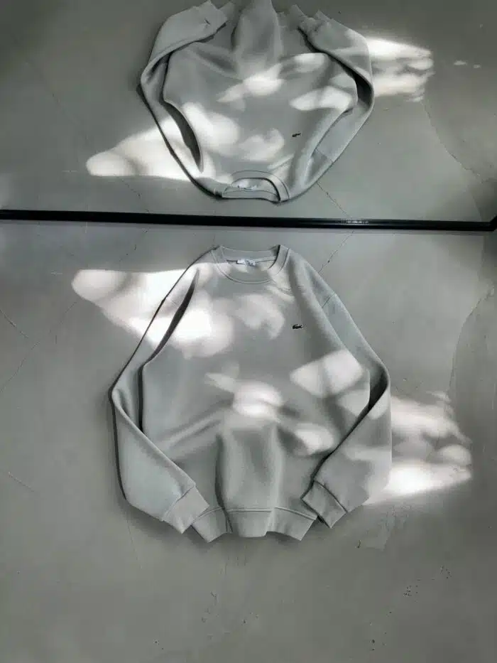 LCST Nakışlı Üç İplik Sweatshirt – Gri - Görsel 1