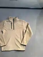 Yarım Fermuarlı Basic Polar - Krem - Görsel 3