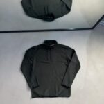 Yarım Fermuarlı Basic Polar - Haki Yeşili