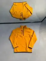 Yarım Fermuarlı Basic Polar - Sarı