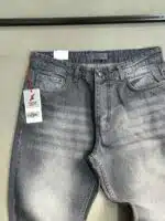 Erkek Lazerli Baggy Pantolon - Gri - Görsel 3