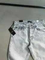 Erkek Baggy Pantolon Kar Yıkama - Açık Gri - Görsel 3
