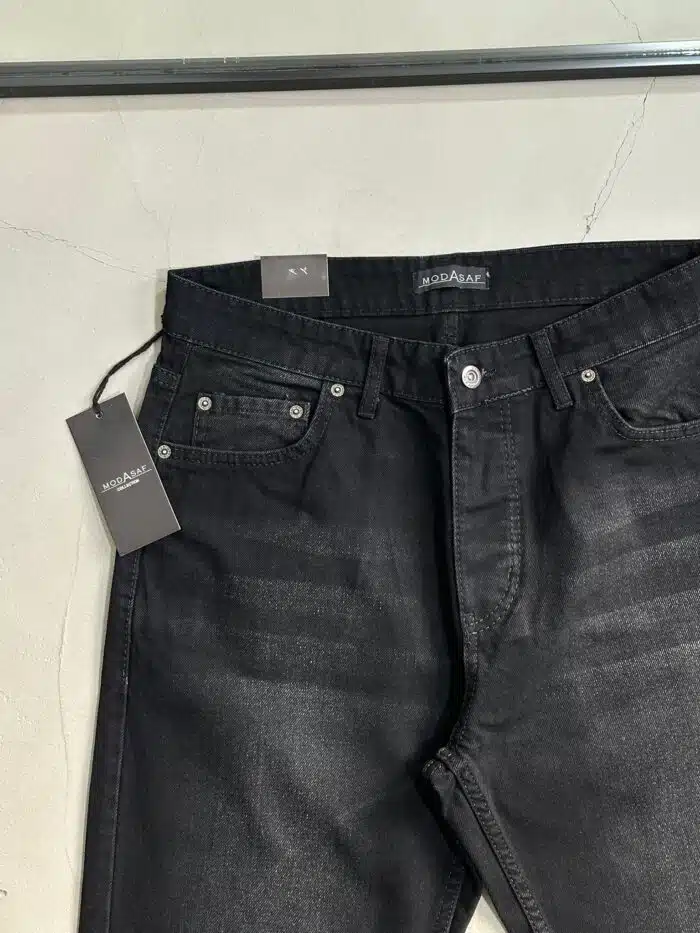 Erkek Basic Baggy Pantolon - Siyah - Görsel 3