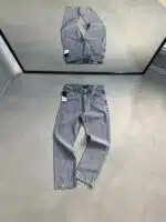 Erkek Basic Baggy Pantolon - Gri