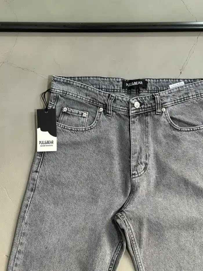 Erkek Basic Baggy Pantolon - Gri - Görsel 3