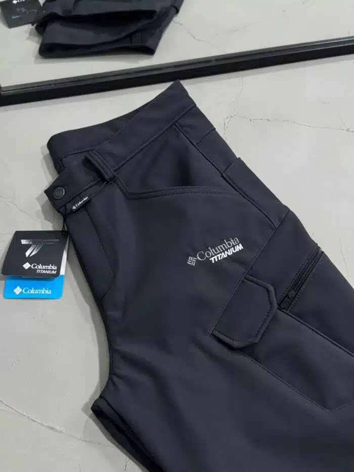 Erkek Sıcak Tutan Outdoor Titanium Taktik Pantolon - Füme - Görsel 3