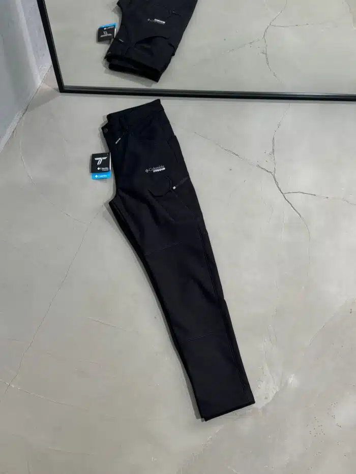 Erkek Sıcak Tutan Outdoor Titanium Taktik Pantolon - Siyah - Görsel 1