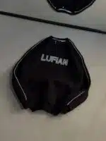 LFN Enjeksiyon Baskı Üç İplik Şeritli Sweatshirt – Siyah - Görsel 3