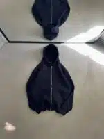 RL Nakışlı 3 İplik Kapşonlu Hoodie - Lacivert