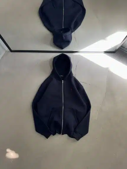 RL Nakışlı 3 İplik Kapşonlu Hoodie - Lacivert