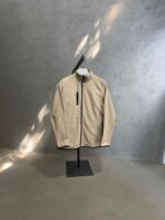 Tam Fermuarlı 3 Cepli Basic Polar - Krem
