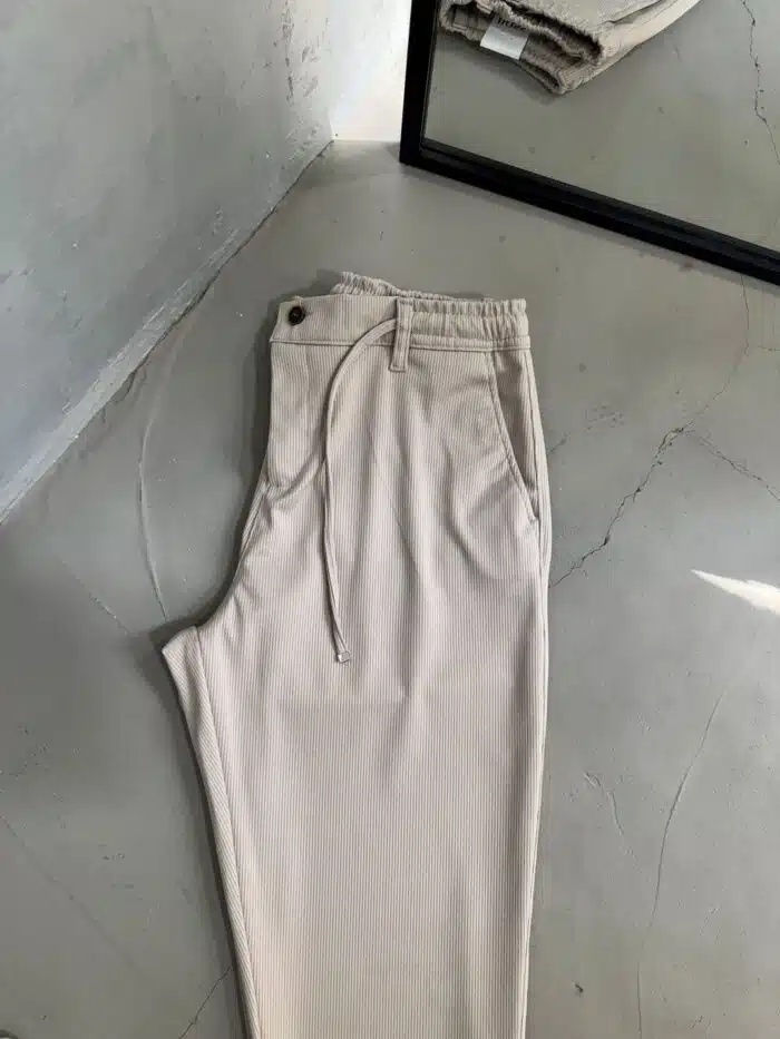 BS Regular Premium Kışlık Jogger - Krem - Görsel 3