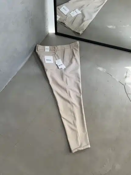 BS Regular Straight Premium Kışlık Jogger - Ekru
