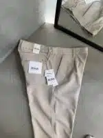 BS Regular Straight Premium Kışlık Jogger - Ekru - Görsel 3