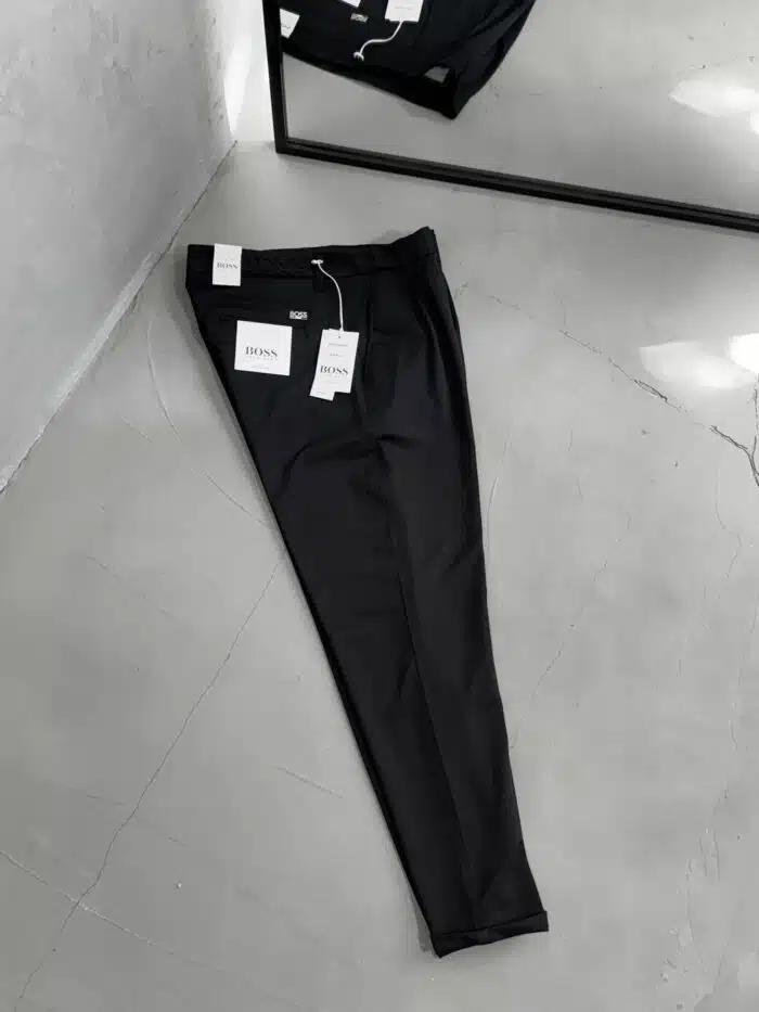 BS Regular Straight Premium Kışlık Jogger - Siyah - Görsel 1