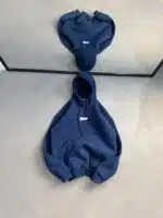 SW Sırt Baskılı Kapşonlu Sweatshirt – Lacivert