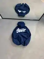 SW Sırt Baskılı Kapşonlu Sweatshirt – Lacivert - Görsel 2