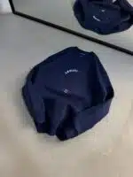 Ea7 Enjeksiyon Baskı Üç İplik Sweatshirt – Lacivert - Görsel 3
