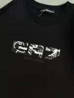 Ea7 Enjeksiyon Baskı Üç İplik Sweatshirt – Siyah - Görsel 3