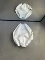 Ea7 Enjeksiyon Baskı Üç İplik Sweatshirt – Beyaz