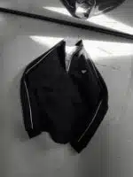 EA7 Nakışlı Üç İplik Yarım Fermuarlı Sweatshirt – Siyah - Görsel 3