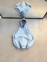 SW Sırt Baskılı Kapşonlu Sweatshirt –  Bebe Mavi