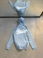 SW Sırt Baskılı Kapşonlu Sweatshirt –  Bebe Mavi - Görsel 2