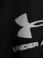 UA Büyük Kabartma Baskılı Üç İplik Sweatshirt – Siyah - Görsel 3