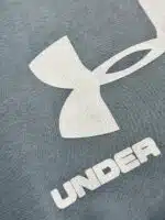 UA Büyük Kabartma Baskılı Üç İplik Sweatshirt – Açık Mavi - Görsel 3