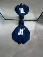 M Sırt Baskılı Kapşonlu Sweatshirt – İndigo - Görsel 2