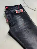 DSQ-2 Jeans / Painted Dark Black - Görsel 4