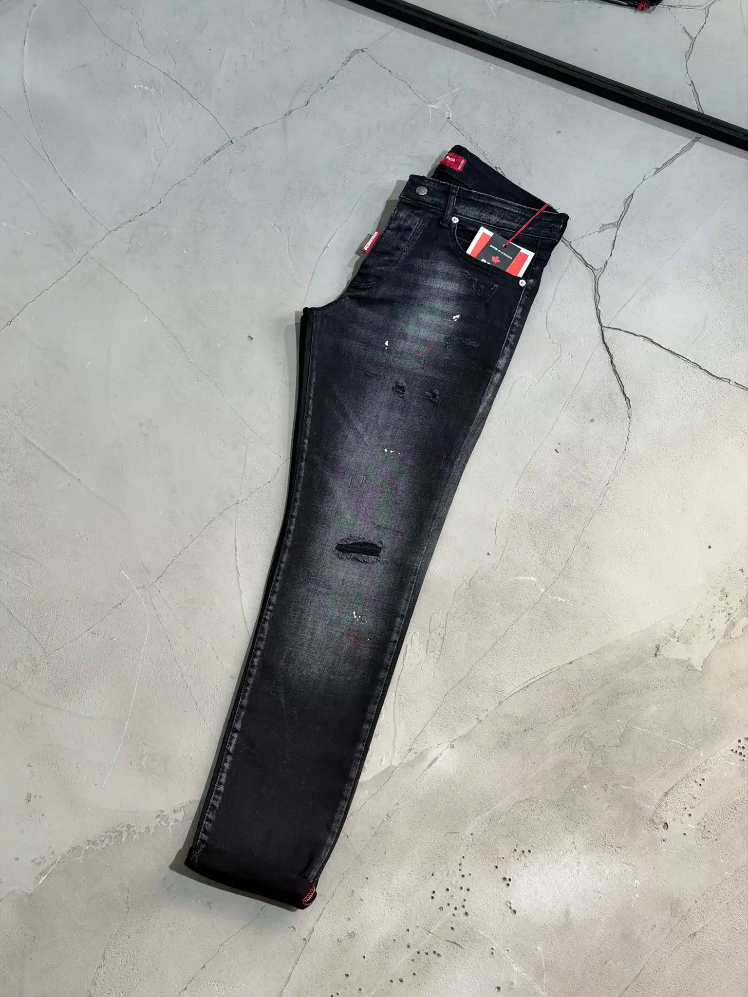 WhatsApp Görsel 2025-11-14 saat 18.26.15_9890c403 DSQ-2 Jeans / Painted Dark Black - Görsel 1