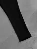 Fit Rahat Pamuklu Yumuşak Kumaş Jogger Pantolon - Siyah - Görsel 6