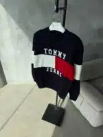 TH İşlemeli Premium Örgü Triko Kazak – Lacivert