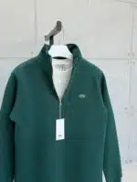 LCST Nakışlı Üç İplik Yarım Fermuarlı Sweatshirt – Yeşil - Görsel 4