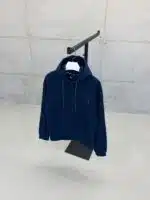 RL Nakışlı 3 İplik Kapşonlu Hoodie - Lacivert - Görsel 6