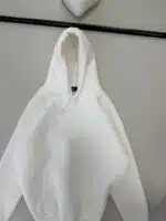 LFN Enjeksiyon Baskılı Kapşonlu Üç İplik  Sweatshirt – Beyaz - Görsel 3