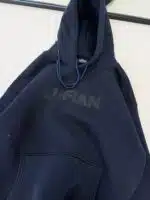 LFN Enjeksiyon Baskılı Kapşonlu Üç İplik  Sweatshirt – Lacivert - Görsel 3