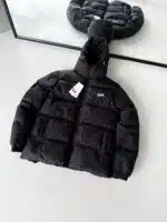 ST Kapşonlu Şişme Mont – Siyah - Görsel 3