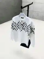 LFN Rose Kabartma Baskılı Üç İplik Sweatshirt - Beyaz