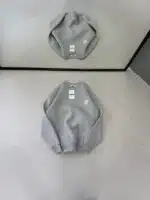 M Enjeksiyon Baskılı Üç İplik Sweatshirt – Gri