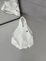 THE NF Kabartma Sırt Baskılı Kapşonlu Üç İplik  Sweatshirt – Beyaz - Görsel 2