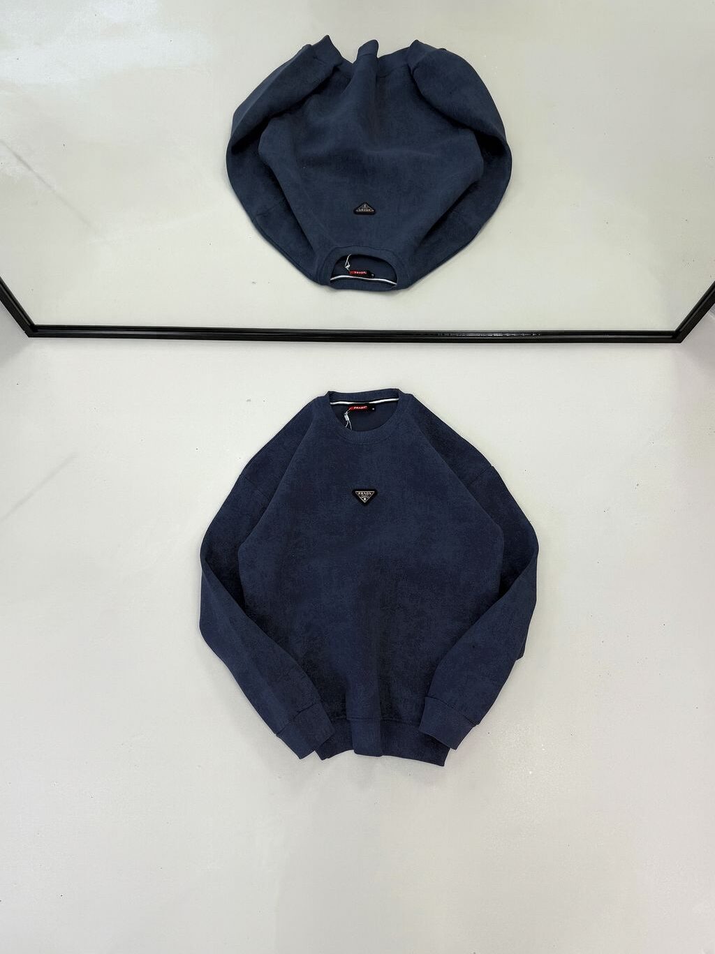 WhatsApp Görsel 2025-12-02 saat 20.03.38_2113c4d2 PRD Çelik Arma Yıkamalı Üç İplik Sweatshirt – Lacivert - Görsel 1