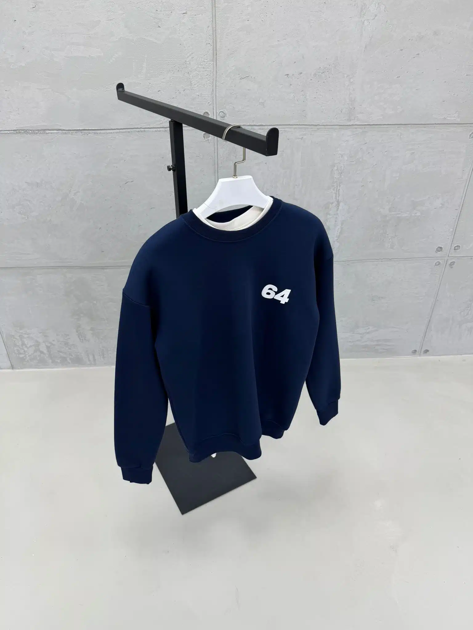WhatsApp Görsel 2025-12-05 saat 11.35.52_2bbd7431 Premium Shootingstar64 Kabartma Baskılı Sweatshirt – Lacivert - Görsel 1