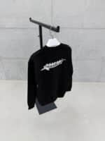 Premium Shootingstar64 Kabartma Baskılı Sweatshirt – Siyah - Görsel 4