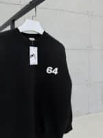 Premium Shootingstar64 Kabartma Baskılı Sweatshirt – Siyah - Görsel 3