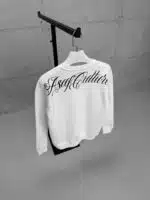 Premium GhettoBoys Büyük Baskılı Sweatshirt – Beyaz - Görsel 3