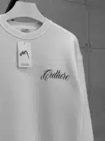 Premium GhettoBoys Büyük Baskılı Sweatshirt – Beyaz - Görsel 4